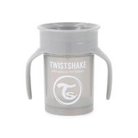 TRINKBECHER  - Grau, Basics, Kunststoff (11/11/8,6cm) - Twistshake