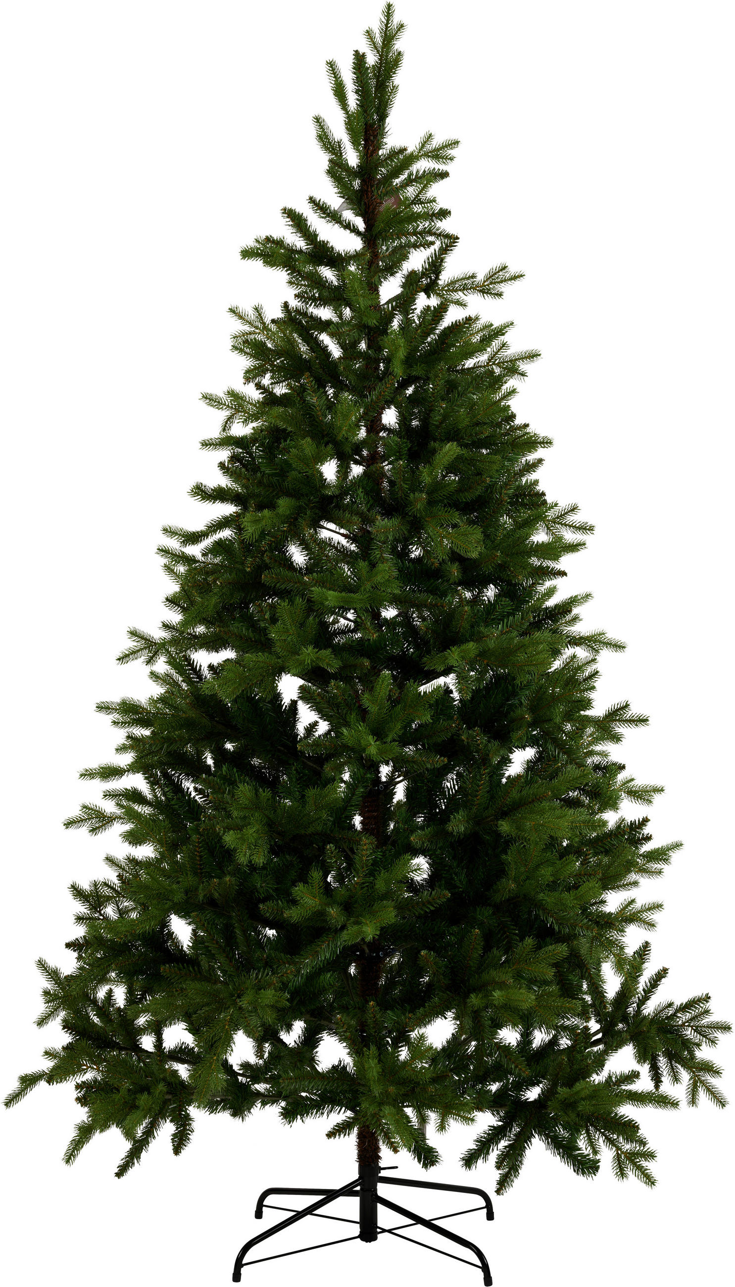 WEIHNACHTSBAUM 210 cm  - Grün, KONVENTIONELL, Kunststoff/Metall (127,0/127,0/210,0cm)