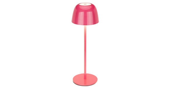 AKKU-TISCHLEUCHTE Santa Ana 11/34,6 cm - Pink, Trend, Metall (11/34,6cm) - Novel