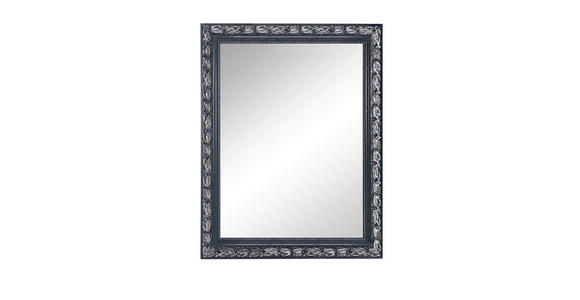 WANDSPIEGEL 55/70/3,5 cm  - Silberfarben/Schwarz, Trend, Glas/Holz (55/70/3,5cm) - Boxxx