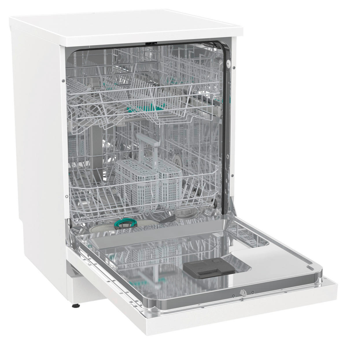 GESCHIRRSPÜLER GS642E90W  - Weiß, Basics, Kunststoff/Metall (59,9/84,5/59,7cm) - Gorenje