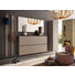 GARDEROBENPANEEL - Taupe, Design, Holzwerkstoff/Metall (10/165/3cm) - Moderano GARDEROBENPANEEL - Taupe, Design, Holzwerkstoff/Metall (10/165/3cm) - Moderano