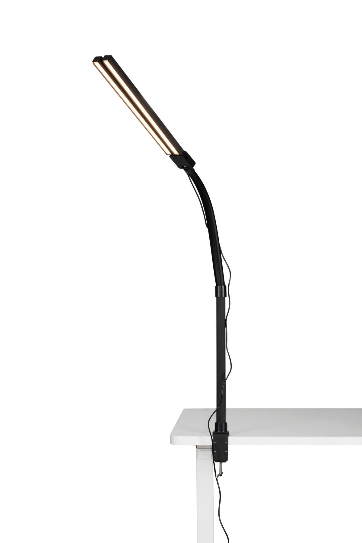 LED CSIPTETŐS LÁMPA - fekete, Basics, műanyag/fém (80/35/71,5cm) - Novel