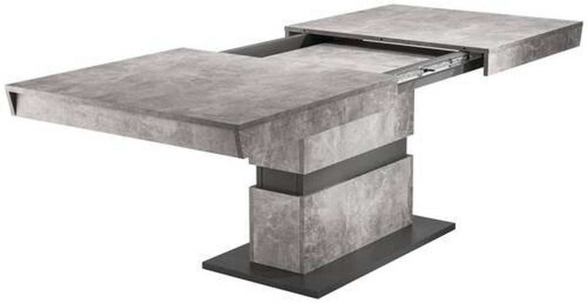 ESSTISCH in Holzwerkstoff 140/90/75 cm  - Dunkelgrau/Grau, MODERN, Holzwerkstoff (140/90/75cm) - MID.YOU