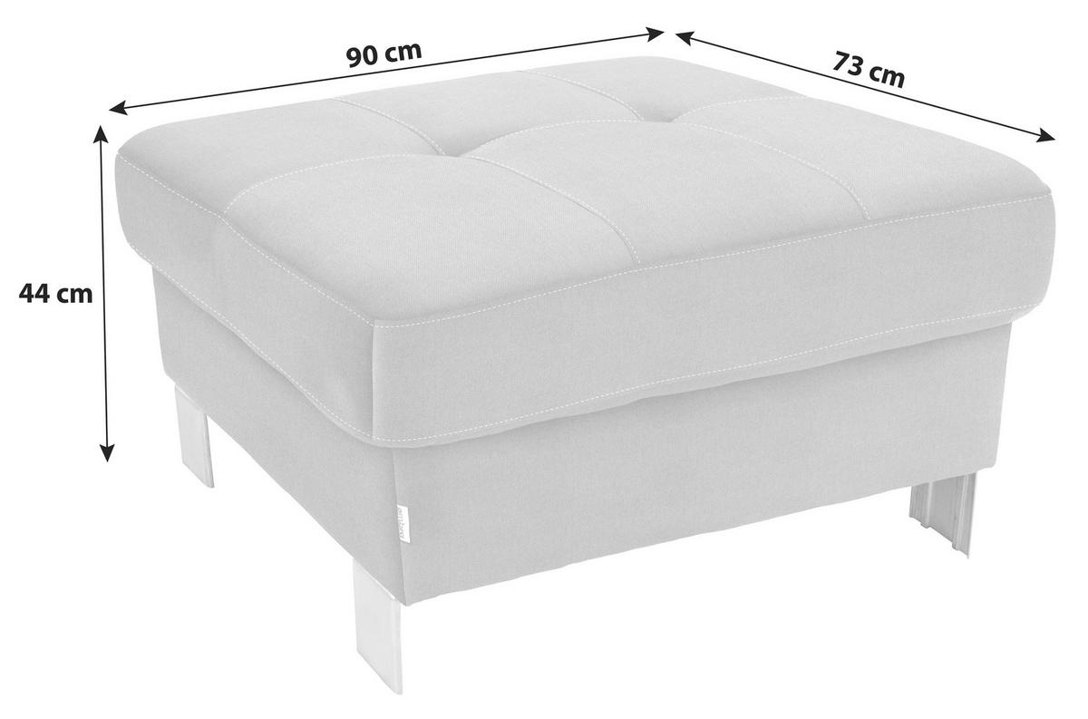 PALL i textil taupe  - taupe, Modern, metall/textil (90/44/73cm) - Ondega