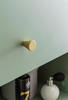WASCHBECKENUNTERSCHRANK 60,2/60,3/33,10 cm  - Pastellgrün/Goldfarben, MODERN, Holzwerkstoff/Kunststoff (60,2/60,3/33,10cm) - Stylife