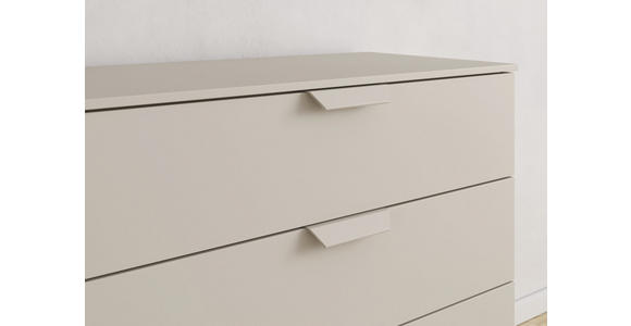 KOMMODE in 80/81/42 cm - Champagner, Design, Holzwerkstoff/Metall (80/81/42cm) - Carryhome
