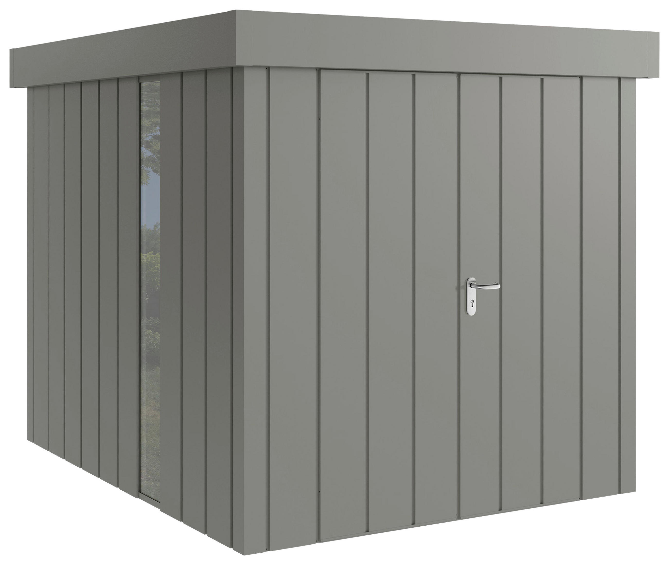 GERÄTEHAUS 229/220/277 cm  - Alufarben, Basics, Metall (229/220/277cm) - Hörmann