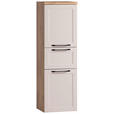 MIDISCHRANK 40/130/35 cm  - Kaschmir/Eiche Wotan, ROMANTIK / LANDHAUS, Holzwerkstoff/Kunststoff (40/130/35cm) - Xora