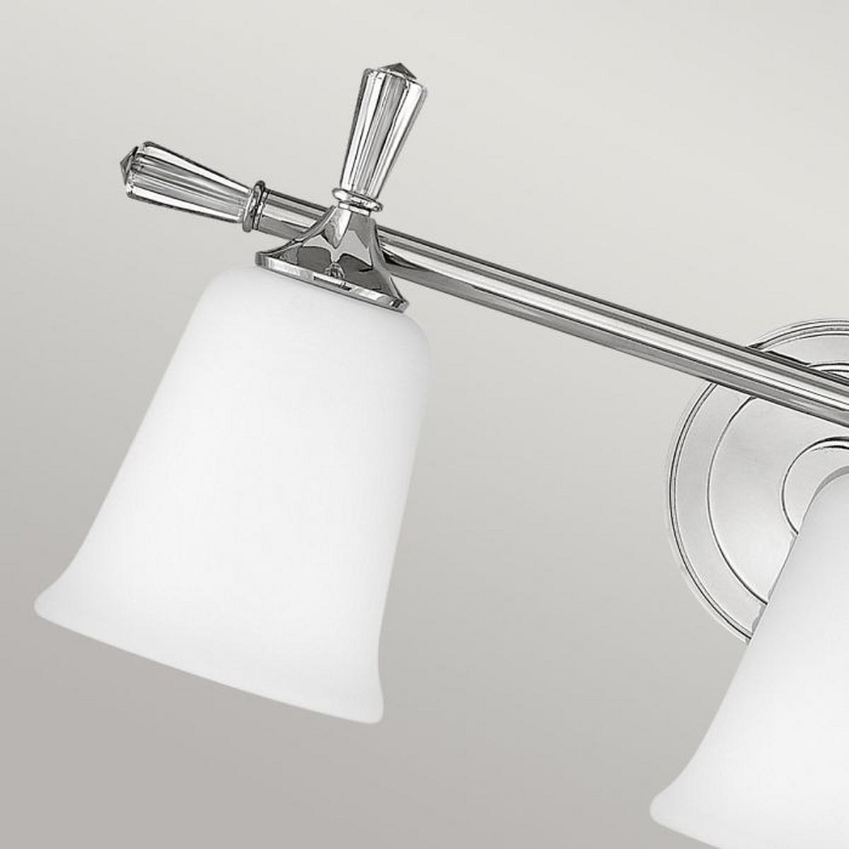 BADEZIMMER-WANDLEUCHTE Blythe 63.2/22.3 /16.3 cm  - Chromfarben, KONVENTIONELL, Glas/Metall (63.2/22.3 /16.3cm) - Elstead Lighting