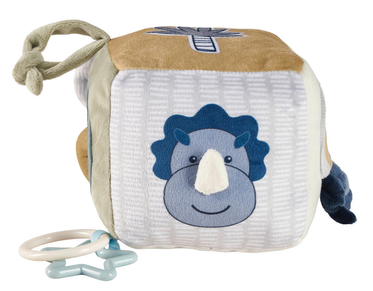 SOFTWÜRFEL Dani & Didi  - Blau/Grün, Basics, Kunststoff/Textil (12/12cm) - Patinio