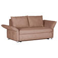 SCHLAFSOFA in Cord Altrosa  - Chromfarben/Altrosa, Design, Kunststoff/Textil (176/81/98cm) - Xora