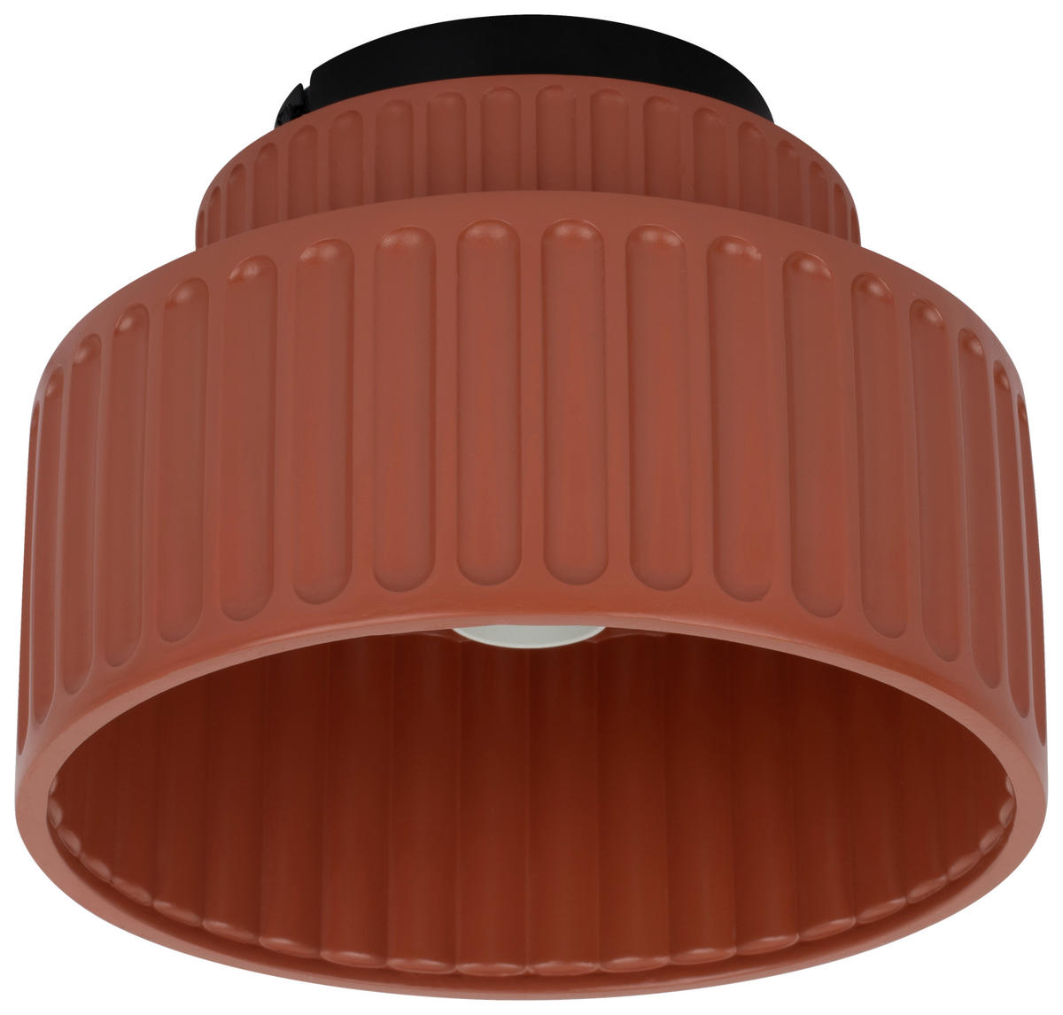 DECKENLEUCHTE 23/18,5 cm   - Mokka, Design, Kunststoff/Metall (23/18,5cm) - Collet's Monde