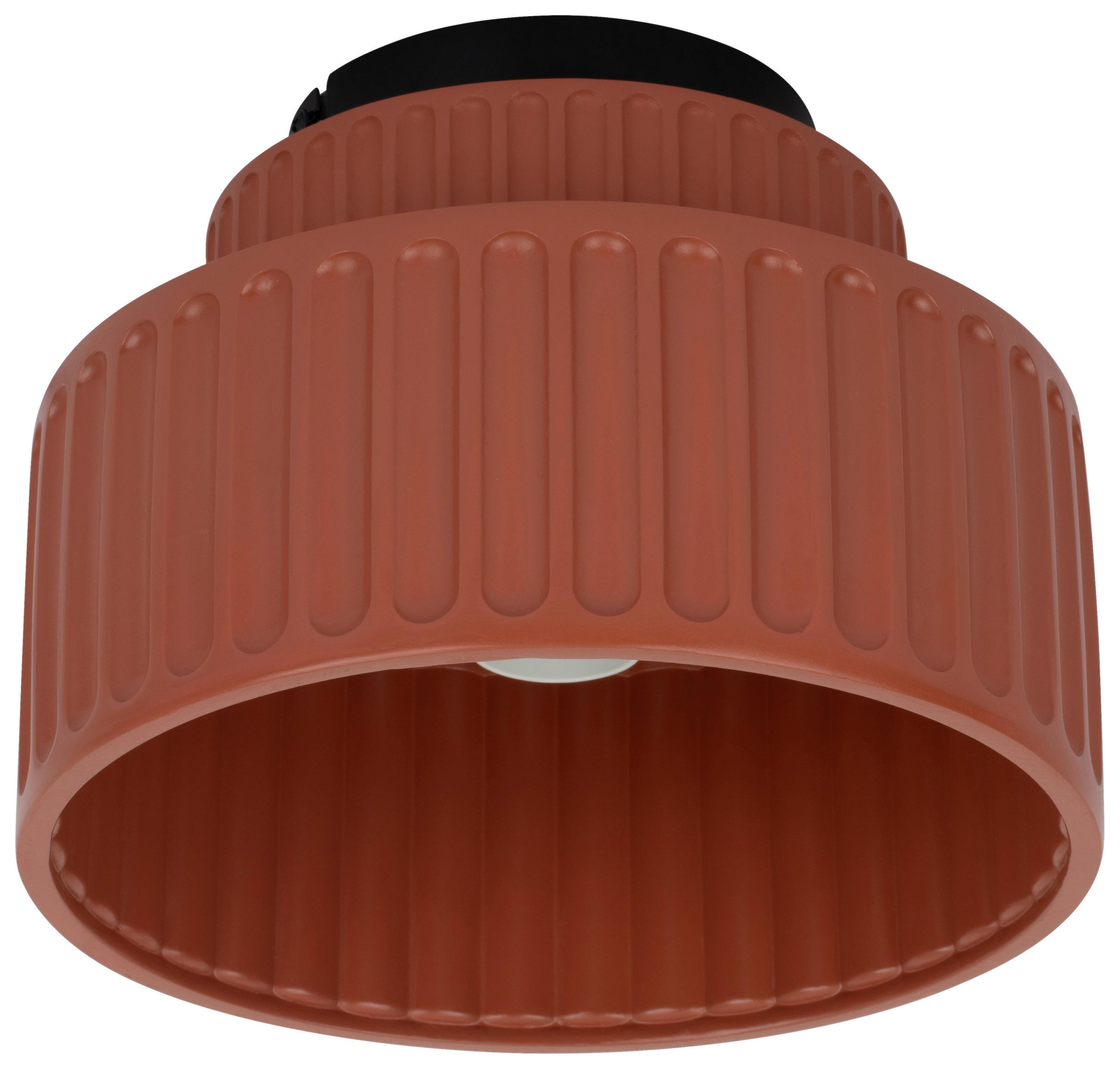 Thumbnail - Collet's Monde Deckenleuchte, Mokka, Metall, Kunststoff, Streifen,Streifen, rund,rund, 18.5 cm, RoHS, CE, Lampen & Leuch...