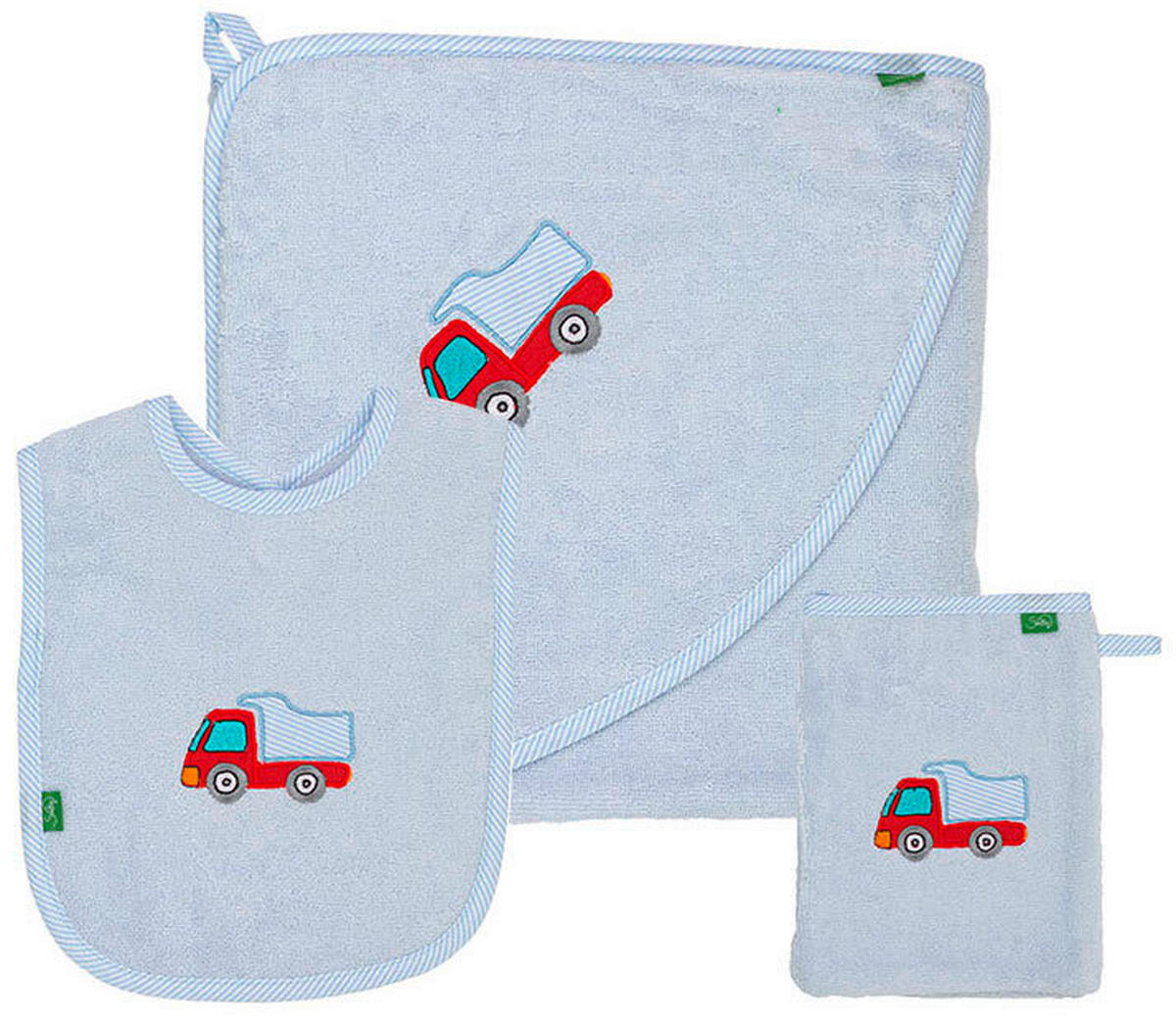 FROTTIERSET AUTO Hellblau  - Hellblau, Basics, Textil