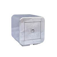 NACHTKÄSTCHEN 50/50/50 cm  in massiv Mangoholz Silberfarben  - Silberfarben, Basics, Holz/Holzwerkstoff (50/50/50cm) - Livetastic