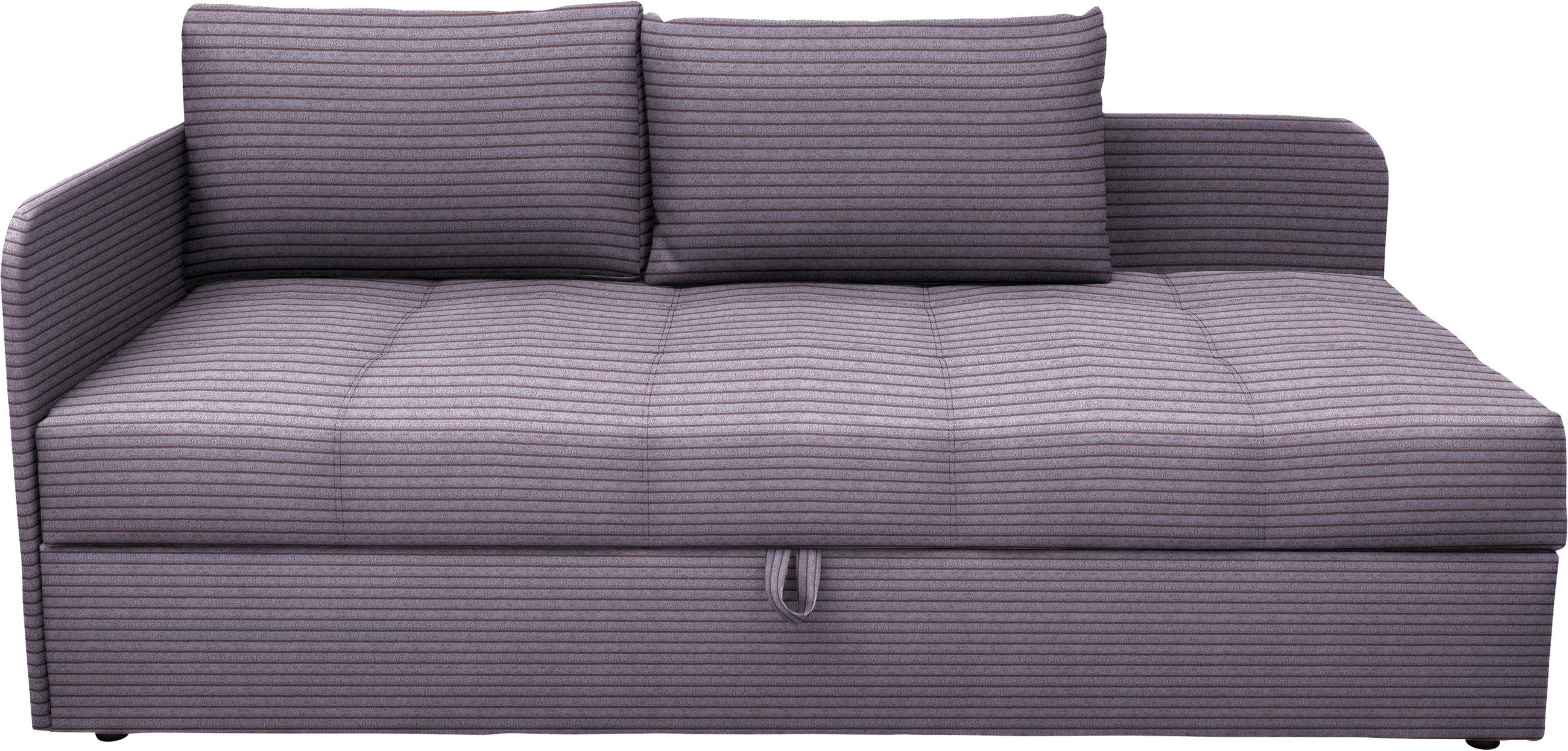 LIEGE Cord Lila  - Lila/Schwarz, Basics, Kunststoff/Textil (95/90/205cm) - Xora