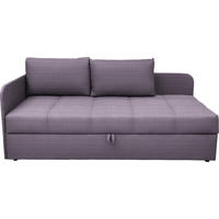 LIEGE Cord Lila  - Lila/Schwarz, Basics, Kunststoff/Textil (95/90/205cm) - Xora