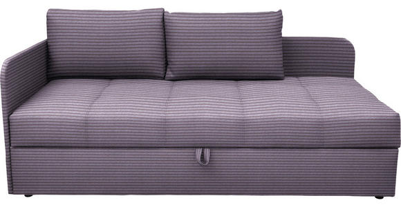 LIEGE  in Cord Lila  - Lila/Schwarz, Basics, Kunststoff/Textil (95/90/205cm) - Xora