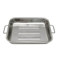 BRÄTER 32/24/5,5 cm - Edelstahlfarben, Basics, Metall (32/24/5,5cm) - moHA!
