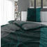 BETTWÄSCHE Biber Petrol, Silberfarben 135/200 cm - Silberfarben/Petrol, KONVENTIONELL, Textil (135/200cm) - Novel