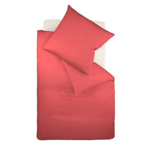 BETTWÄSCHE Satin 240/220 cm  - Rot, Basics, Textil (240/220cm) - Fleuresse