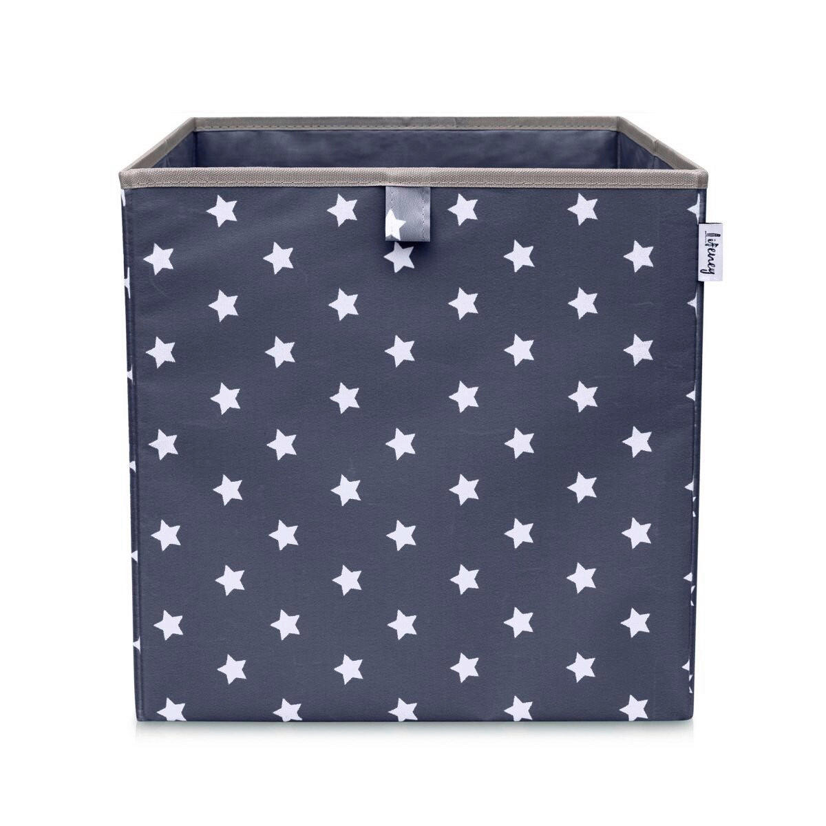 AUFBEWAHRUNGSBOX  - Dunkelblau, Basics, Kunststoff (33/33/33cm) - Lifeney