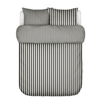 POSTELJNINA CLASSIC STRIPE 200/200 cm saten siva  - siva, Konvencionalno, tekstil (200/200cm) - Marc O'Polo