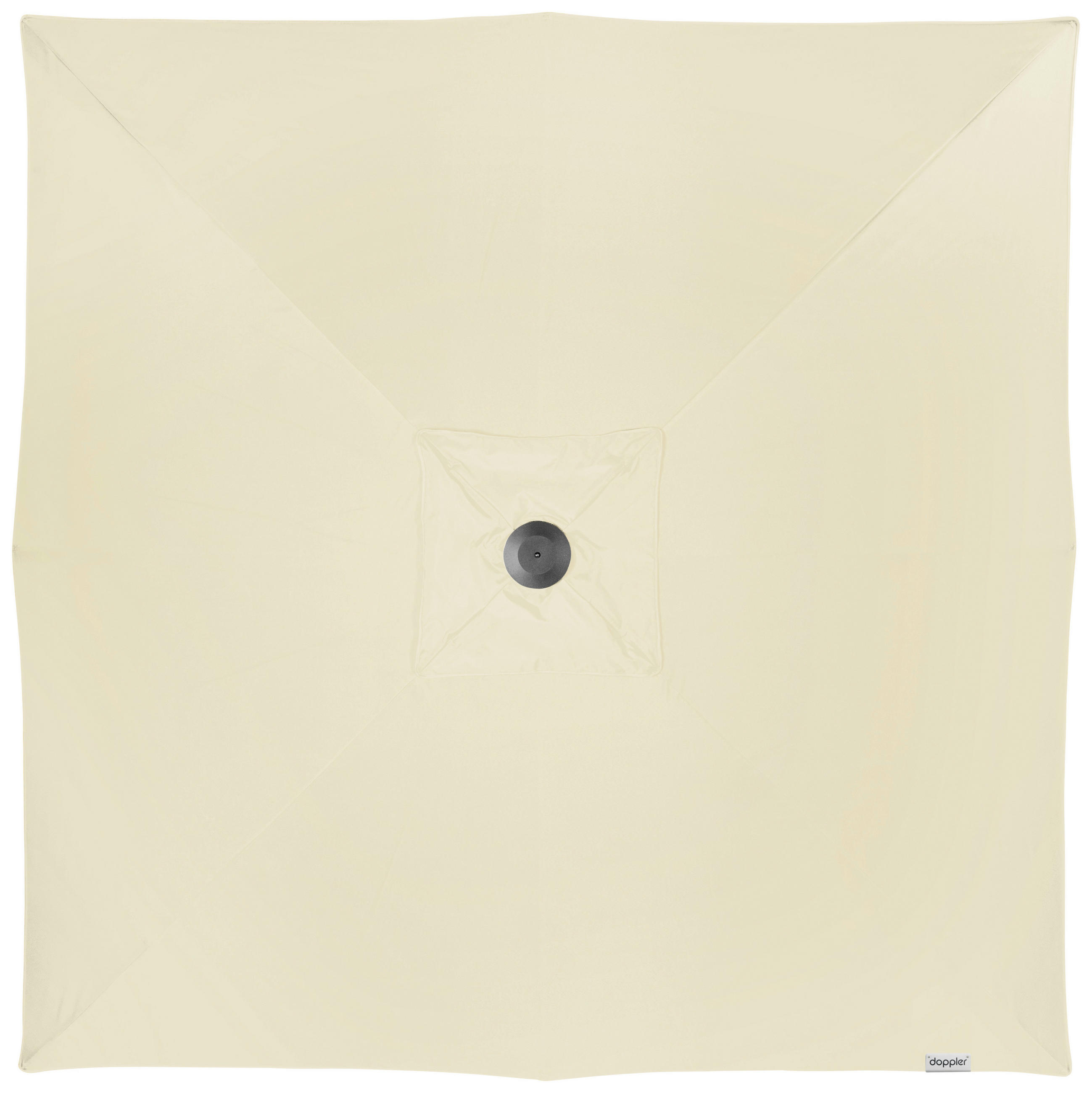 SONNENSCHIRM 300X300 cm Naturfarben  - Silberfarben/Naturfarben, Basics, Textil/Metall (300/300cm) - Doppler