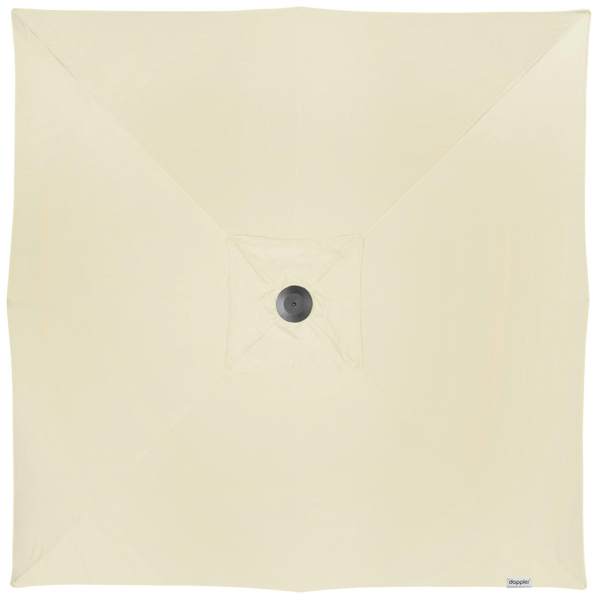 SONNENSCHIRM 300X300 cm Naturfarben  - Silberfarben/Naturfarben, Basics, Textil/Metall (300/300cm) - Doppler