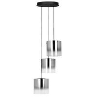 LED-HÄNGELEUCHTE 40/180 cm    - Schwarz, Design, Glas/Metall (40/180cm) - Dieter Knoll