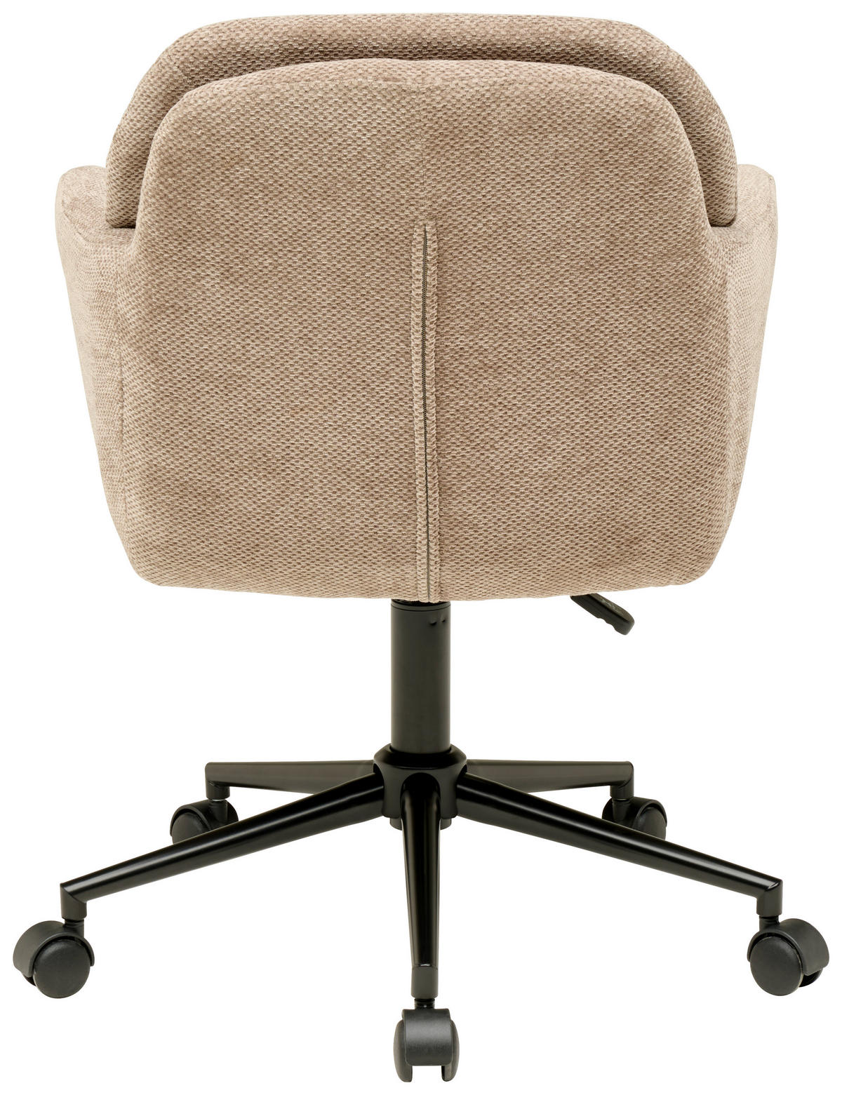 DREHSTUHL  in Webstoff Braun  - Schwarz/Braun, MODERN, Kunststoff/Textil (55/85-95/60cm) - MID.YOU