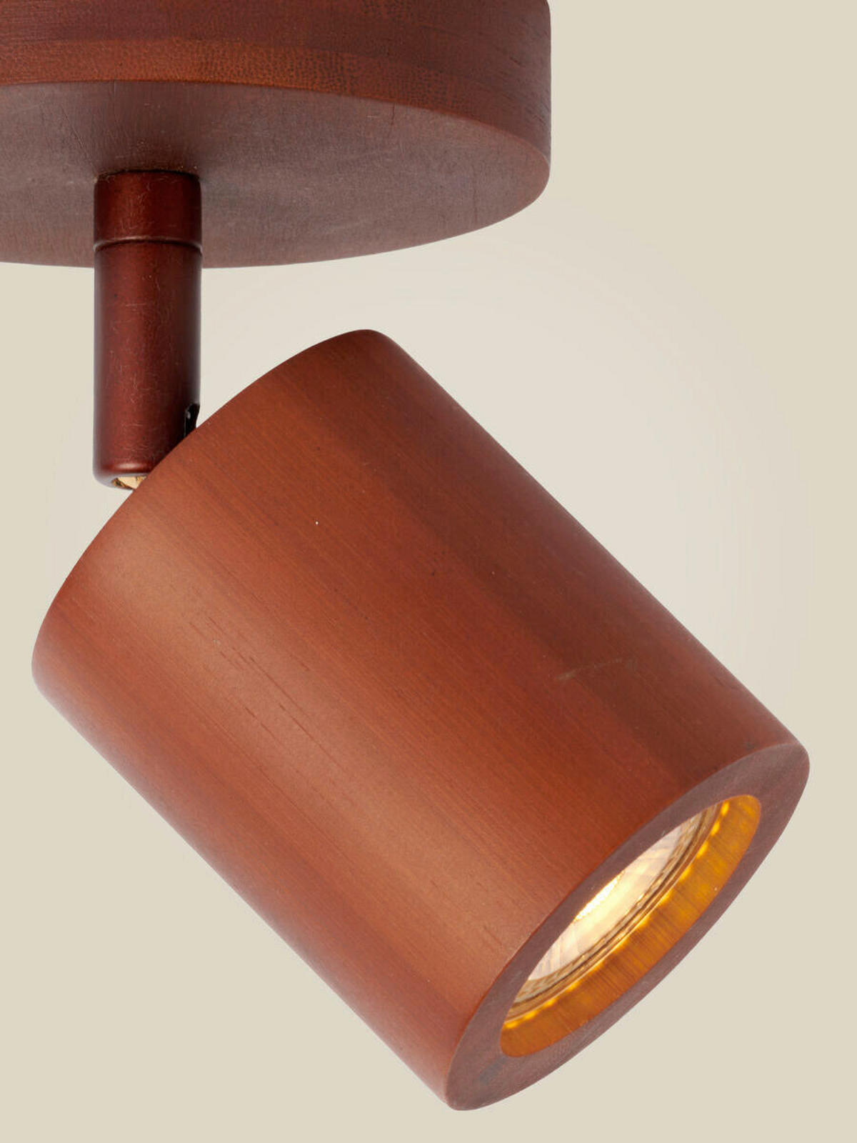 STROPNÍ SVÍTIDLO, 12/12/17 cm - hnědá, Trend, dřevo (12/12/17cm) - Good & Mojo