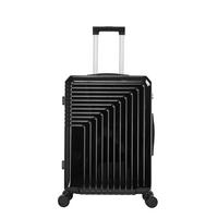 REISEKOFFER Schwarz  - Schwarz, Design, Kunststoff/Textil (64/25/44,5cm) - Novel