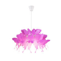 KINDERHÄNGELEUCHTE Farfalla   - Pink, Trend, Kunststoff (115/50/50cm)