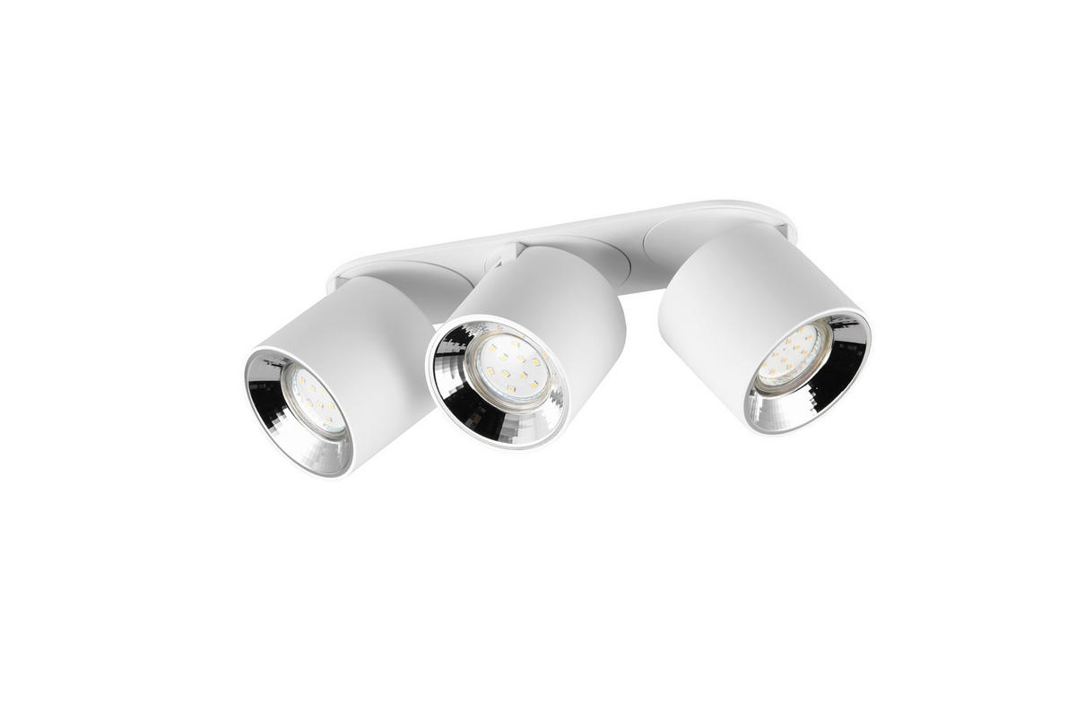 STRAHLER - Weiss, Basics, Metall (27,3/12/8,7cm) - Trio Leuchten