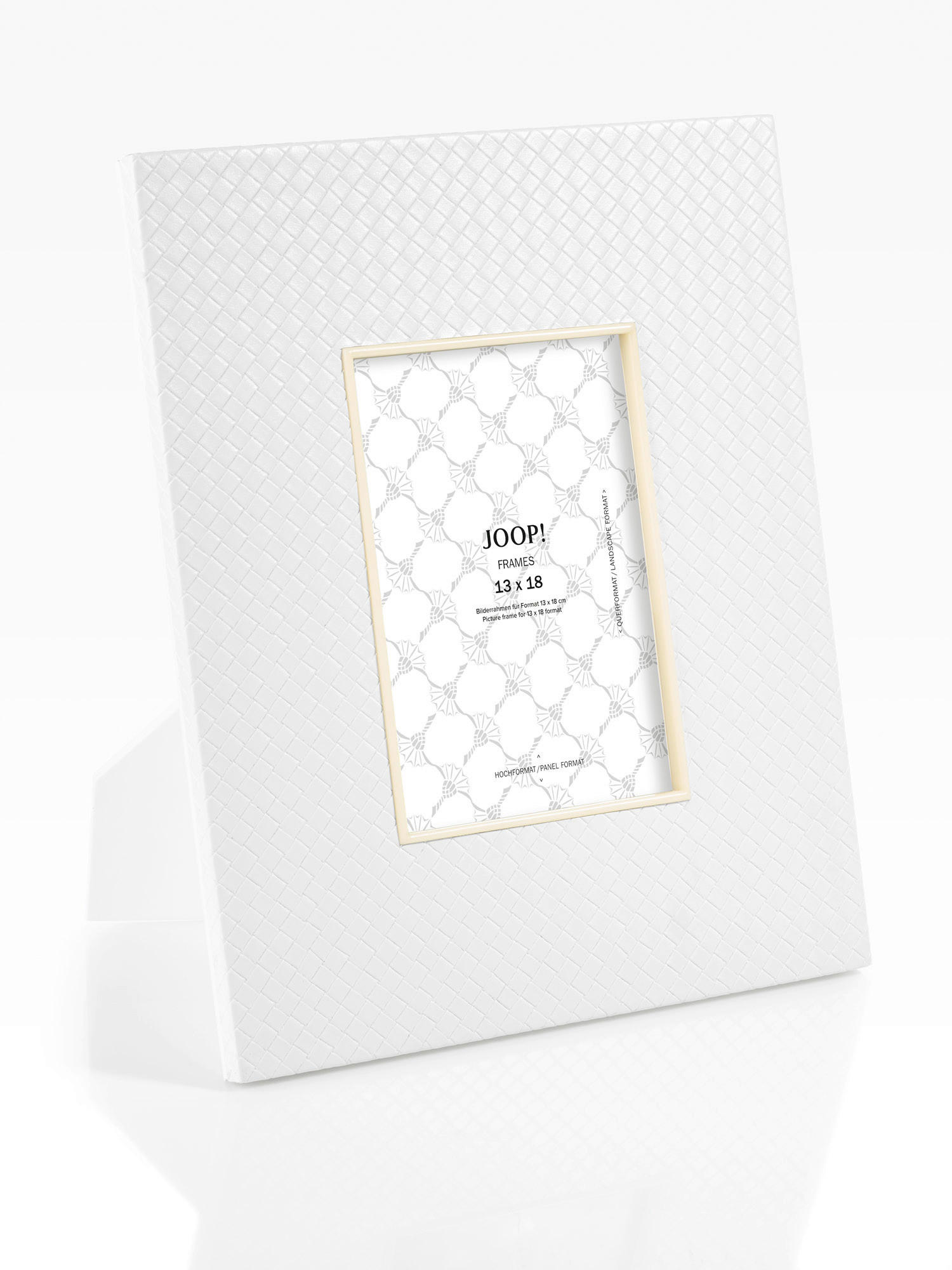 BILDERRAHMEN - Weiß, Design, Kunststoff (22/27,5/1,5cm) - Joop!