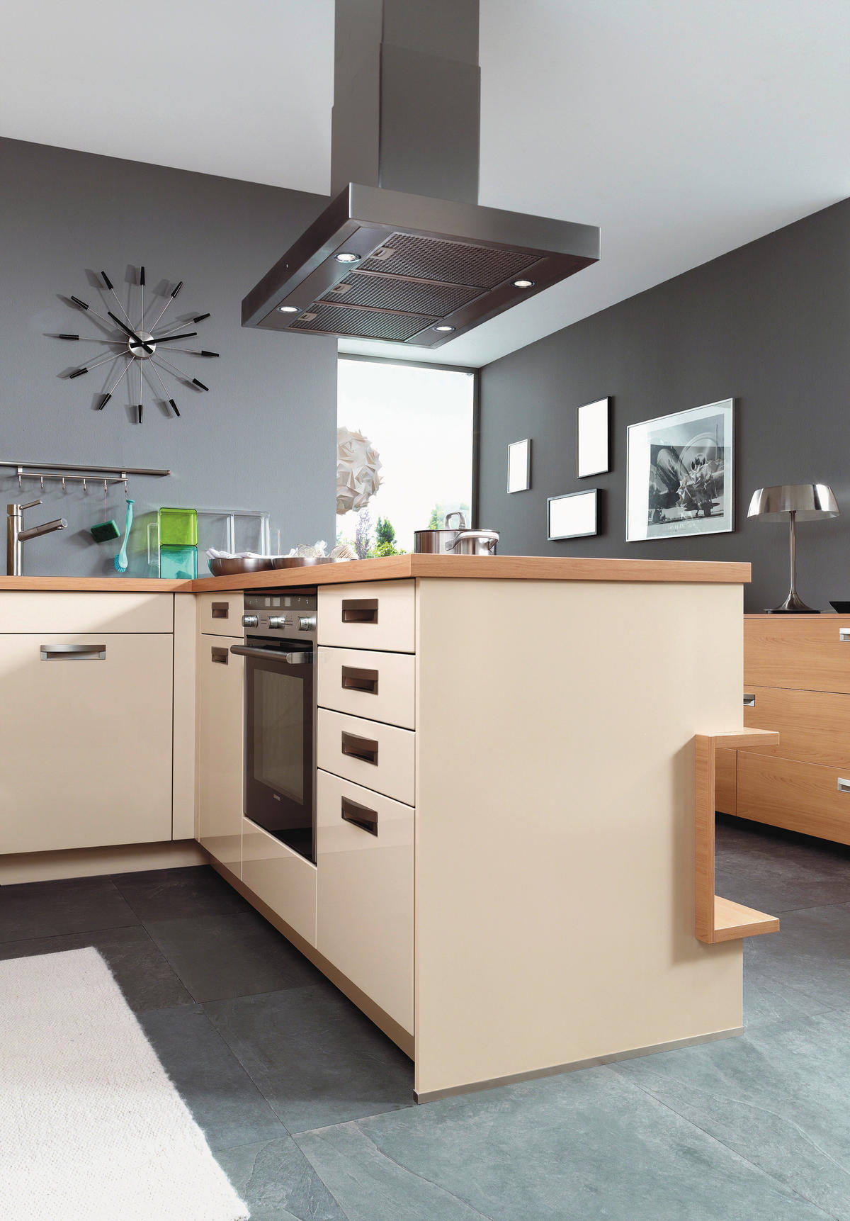 EINBAUKÜCHE   - Design, Holzwerkstoff - Novel