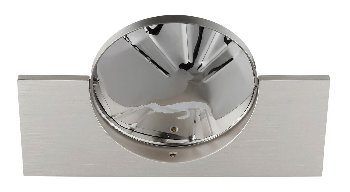 LED-WANDLEUCHTE Jasper 10/20 cm  - Nickelfarben, Design, Metall (10/20cm)