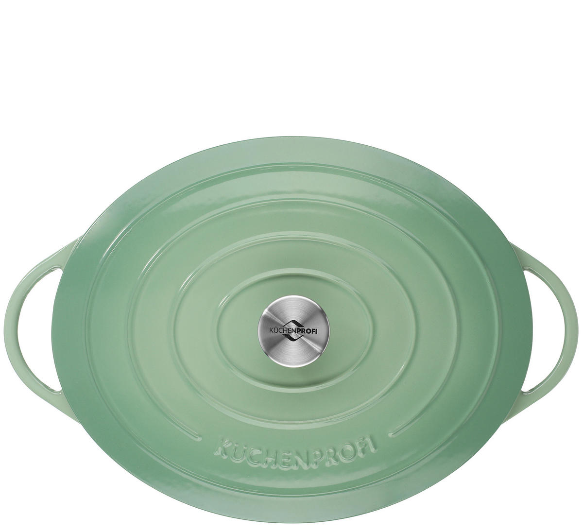 BRATENTOPF PROVENCE 8,9 L  - Jadegrün, Basics, Metall (42,5/28,5cm) - KÜCHENPROFI
