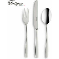 SET PRIBORA ZA PREDJEDI  Fontignac  3-delni  nerjaveče jeklo   - srebrne barve, Basics, kovina