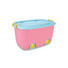 SPIELZEUGBOX - Gelb/Rosa, Basics, Kunststoff (59,5/38,5/31,5cm) - MY BABY LOU