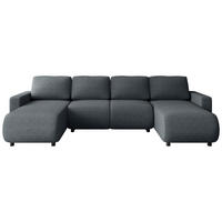 WOHNLANDSCHAFT Anthrazit Webstoff  - Anthrazit/Schwarz, MODERN, Kunststoff/Textil (150/312/150cm) - Xora