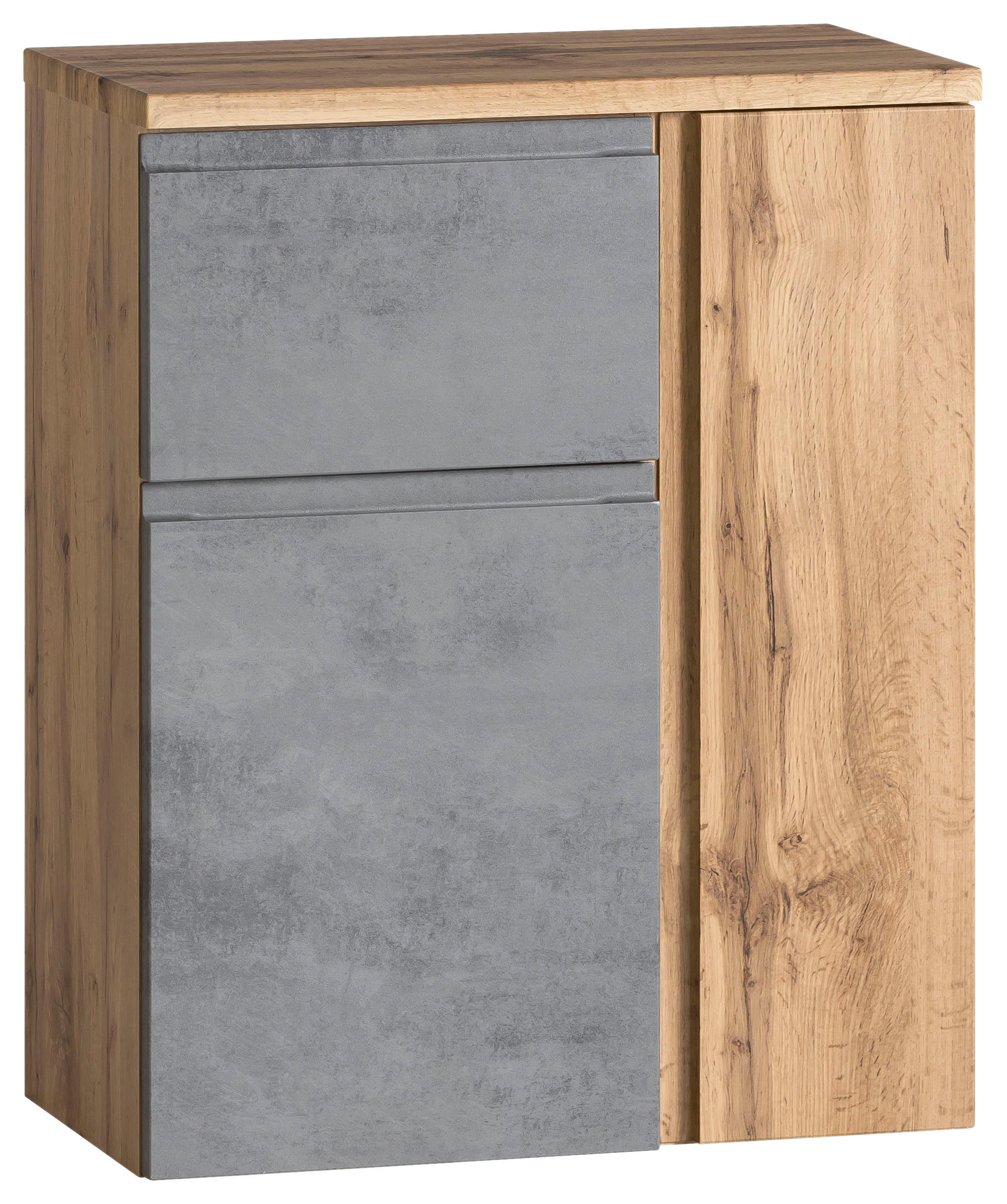 UNTERSCHRANK 65/79/35 cm   - Eiche Wotan/Hellgrau, MODERN, Holzwerkstoff (65/79/35cm) - Held