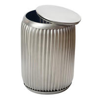 BEISTELLTISCH in Metall 35/35/50 cm  - Silberfarben, Design, Metall (35/35/50cm) - Livetastic