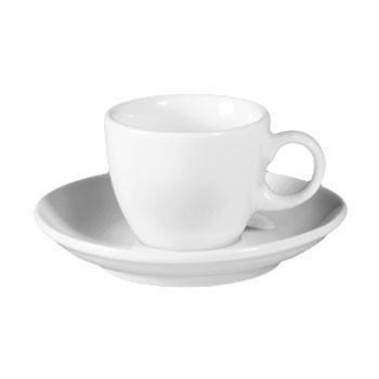 ESPRESSOTASSE MIT UNTERTASSE 90 ml  - Weiß, Basics, Keramik (0.09l) - Seltmann Weiden