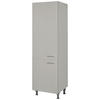 GESCHIRRSCHRANK 60/216,6/58 cm  in Grau  - Edelstahlfarben/Grau, MODERN, Holzwerkstoff/Metall (60/216,6/58cm) - Nobilia