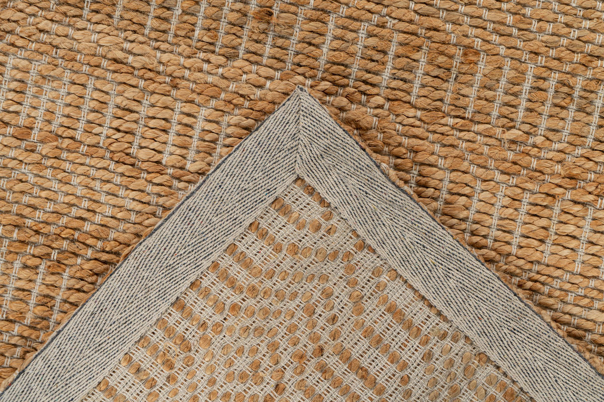 RAVNO TKANI TEPIH  prirodna boja     - prirodna boja, Prirodno, tekstil (100cm)