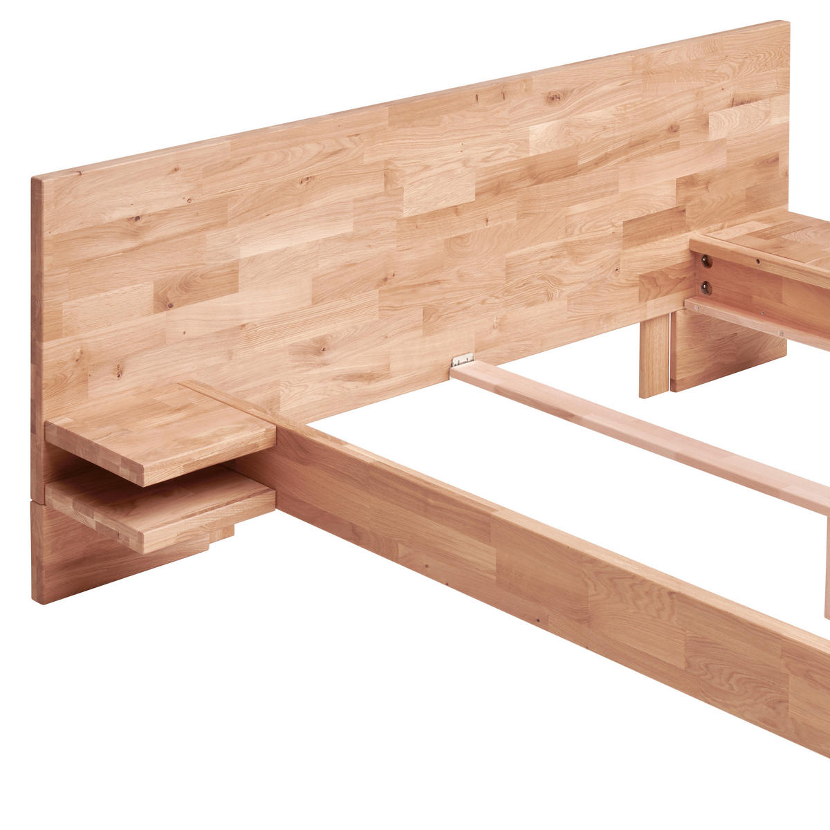 BETT 200/200 cm  Kernbuche   - Kernbuche, Natur, Holz (200/200cm) - MID.YOU