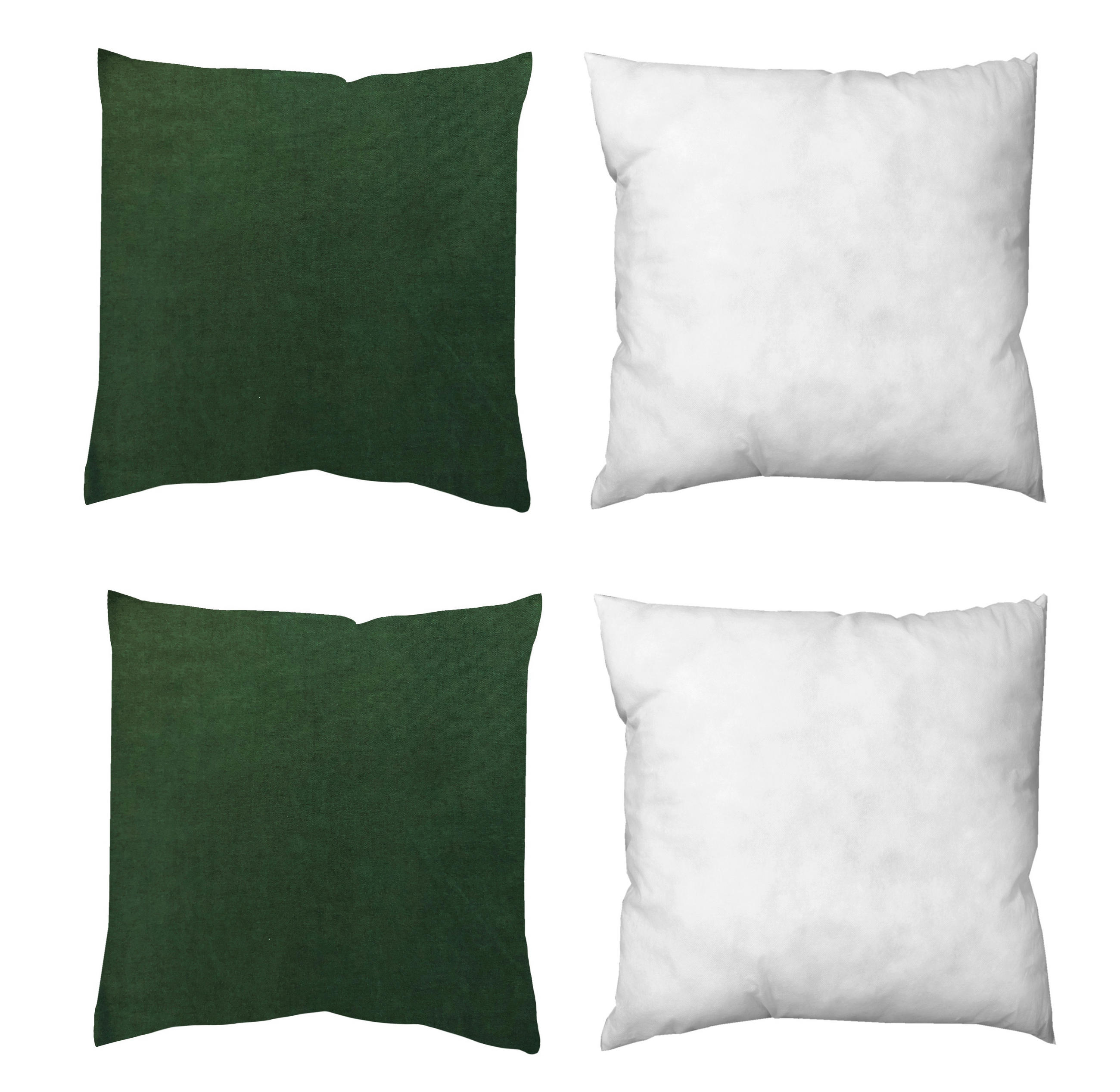 ZIERKISSEN  40/40 cm   - Grün, Basics, Textil (40/40cm)